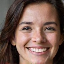 Happy diverse individual smiling